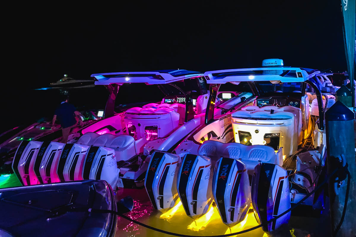 MTIs light up the night