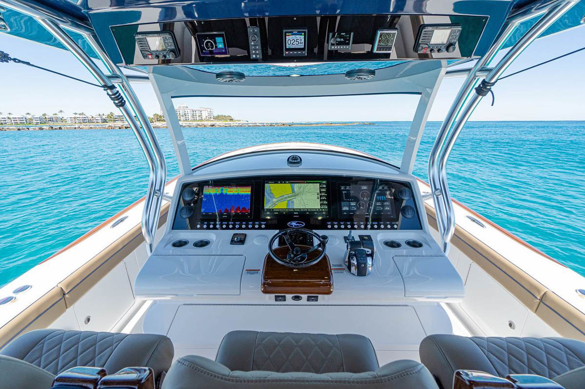 V-46 helm station
