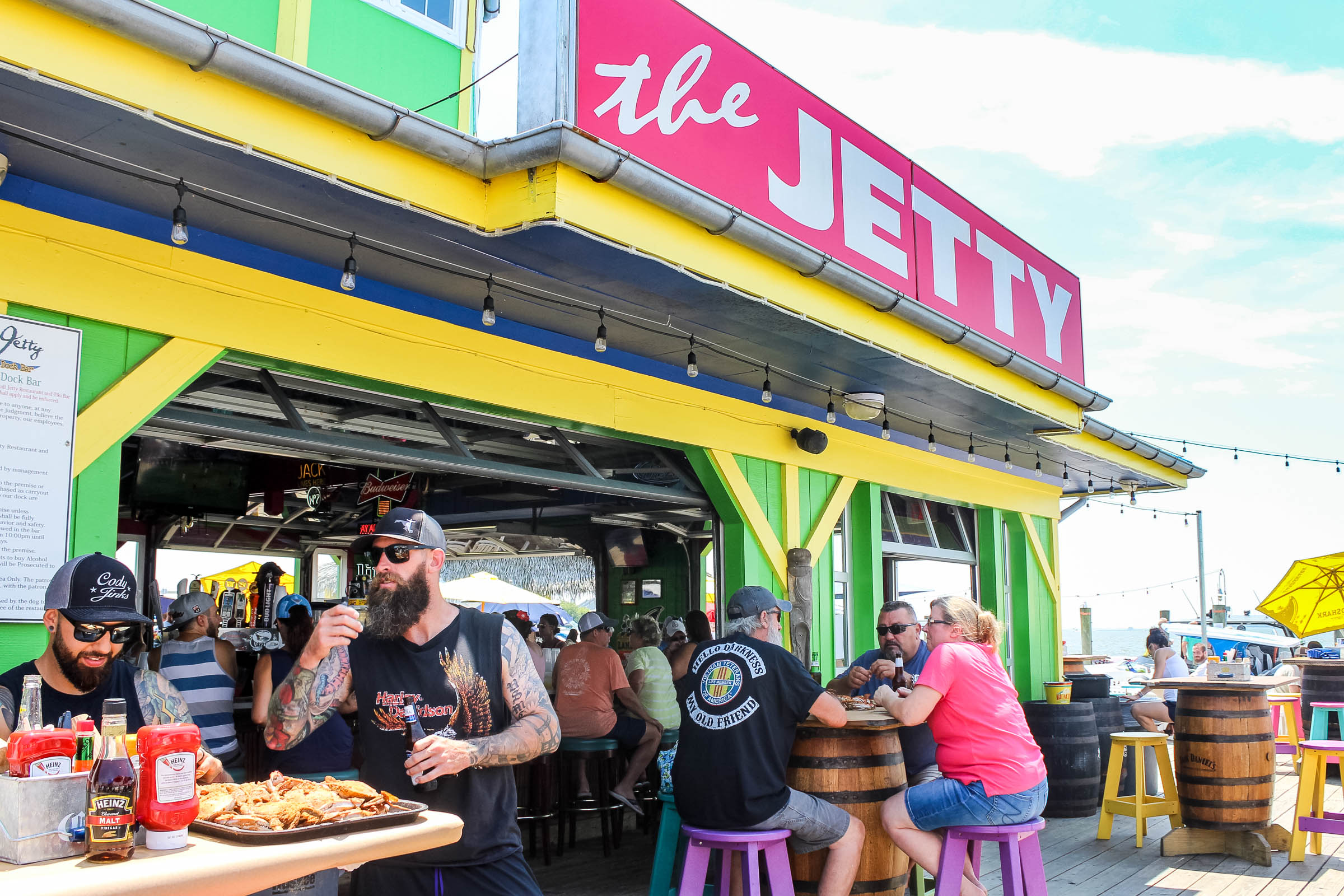 Jetty the other side of the bar