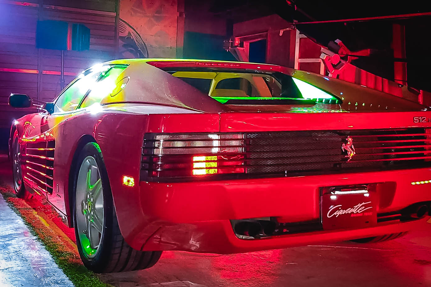 Testarossa from behind